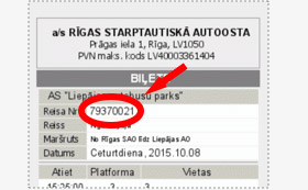 RSAO reisa numurs