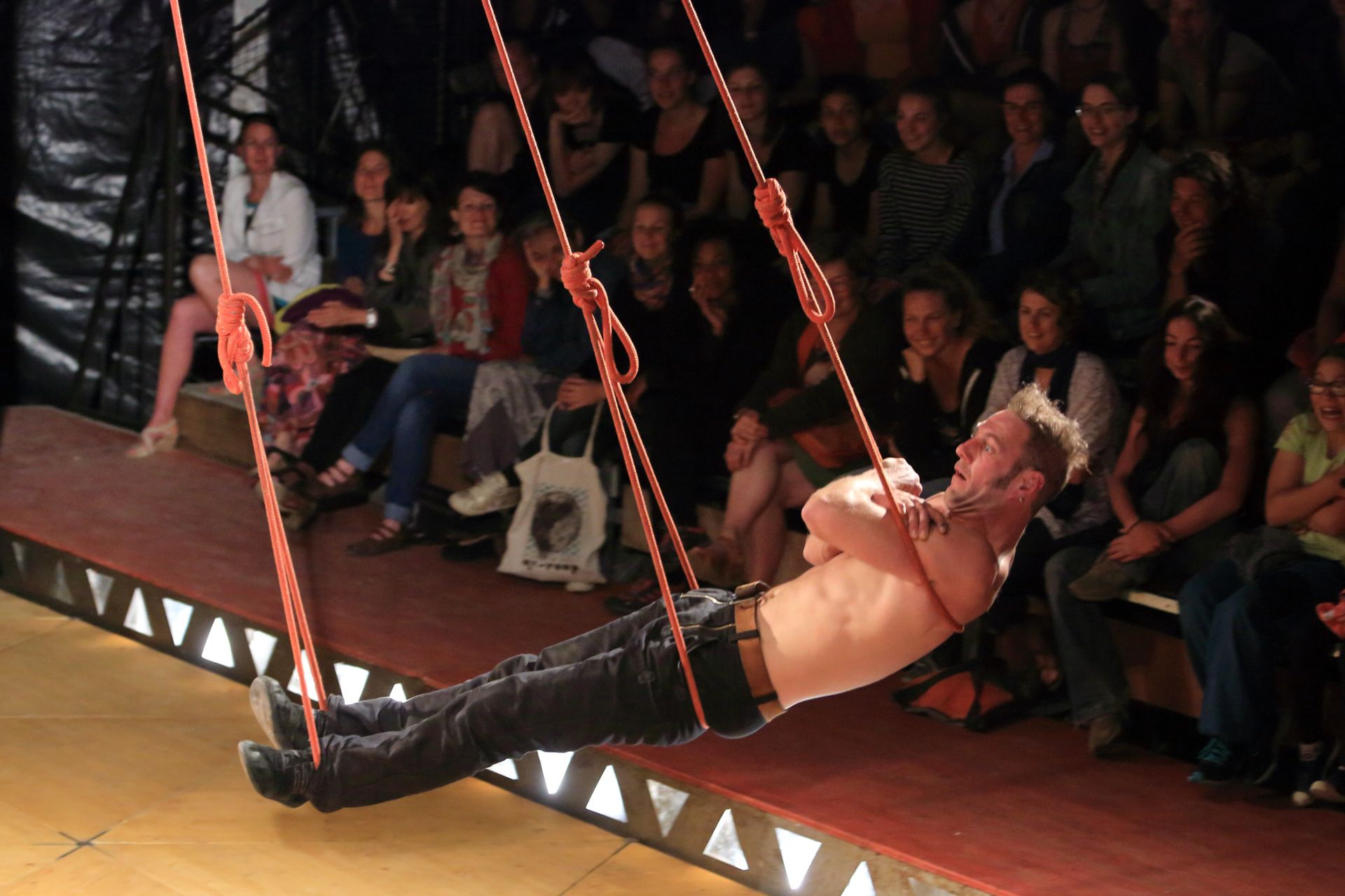 A circus show for adults: 