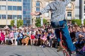 Rīgas cirks: arēnas atklāšana ar virpuļojošo velobaletu 