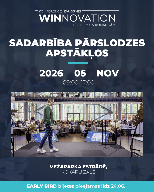WINNOVATION 2026: Sadarbība pārslodzes apstākļos