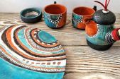 Курс лекций и мастерских по изготовлению и росписи глиняной посуды орнаментами далеких культур (2 занятие)