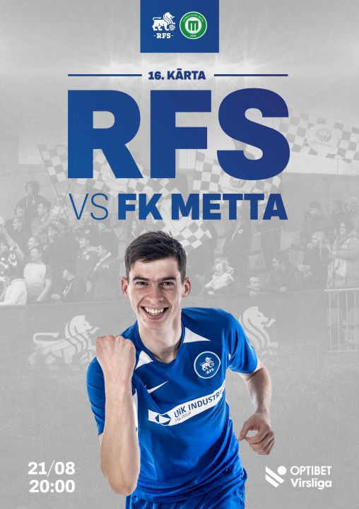 Virslīgas 16. kārta: RFS pret FK METTA - BezRindas